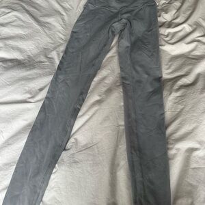 Alo Gray High-Waisted Leggings